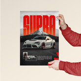 Toyota Supra – Mountain Speed Poster
